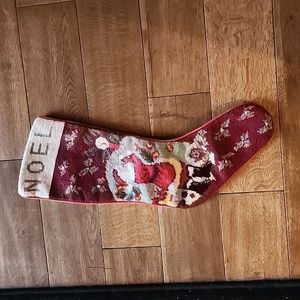 Vintage needlepoint stocking good condition